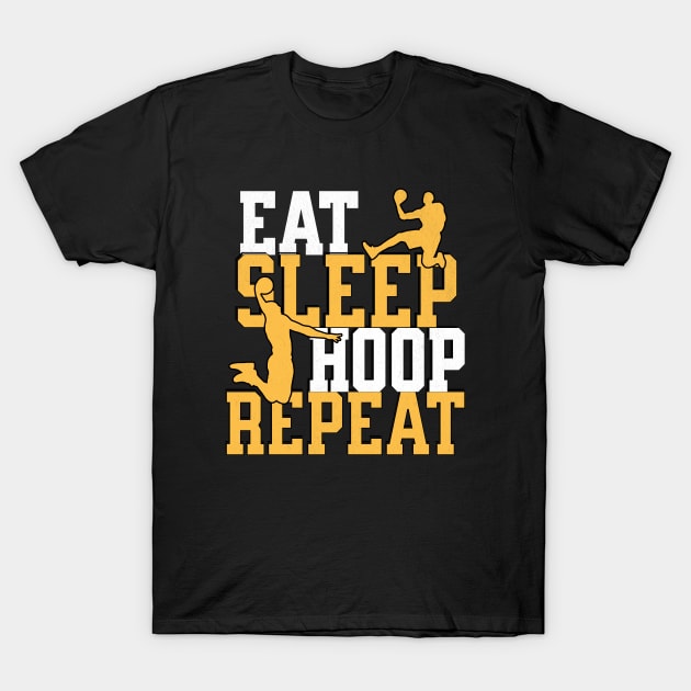 Eat Sleep Hoop Repeat T-Shirt by Odetee